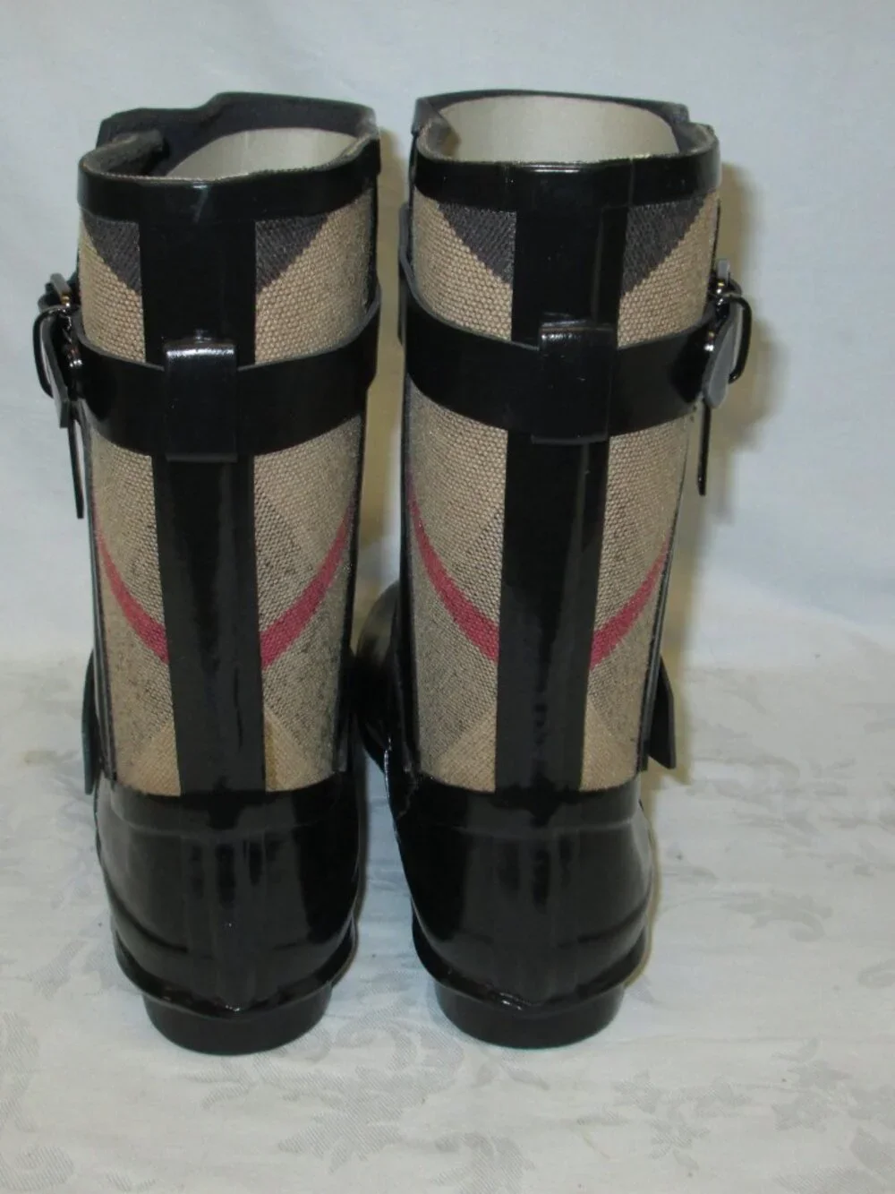 BURBERRY RAIN BOOTS WOMEN'S SIZE US 9 EU 40